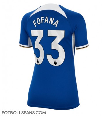 Chelsea Wesley Fofana #33 Replika Hemmatröja Damer 2023-24 Kortärmad